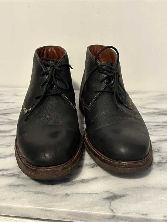 Johnston and Murphy men’s Copeland Men\'s Black Leather Chukka Boot 9.5M main image 12